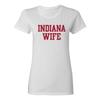 Indiana Basic Block Wife Damen T-Shirt - Weiß