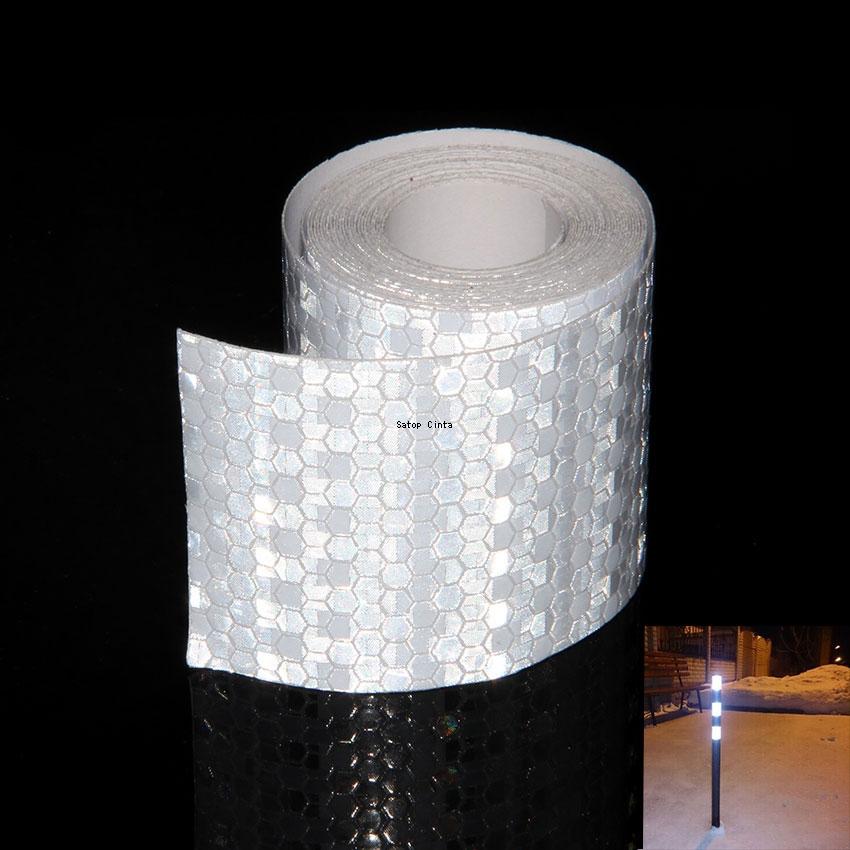 Reflective Bicycle Stickers 5cm*3M Shining Stars White Red Fluorescent Yellow Orange Waterproof Strong Adhesive Tapes For Trucks