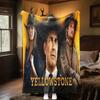 Yellowstone Dutton Ranch Coperta Morbida in Peluche Confortevole per Tutte le Stagioni Coperta per Divano Ufficio Pisolini Coperta da Viaggio all'Aperto Regalo Perfetto