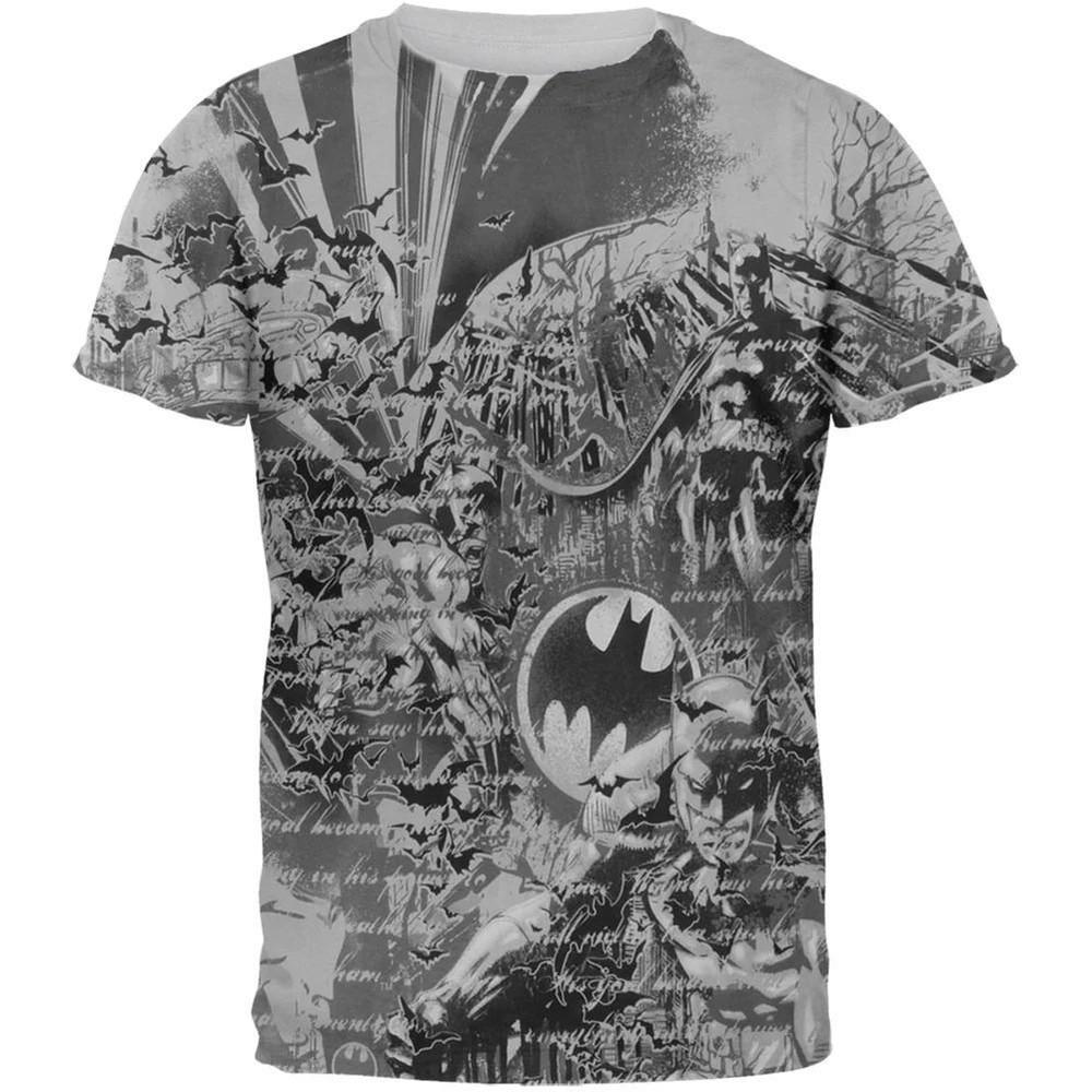 Vintage Batman AOP Tee- Batarang All-Over T-Shirt - M Unisex T-Shirt M