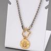 Necklace Geometric Metal Pendant Chain For Women Fashion Party Accessory
