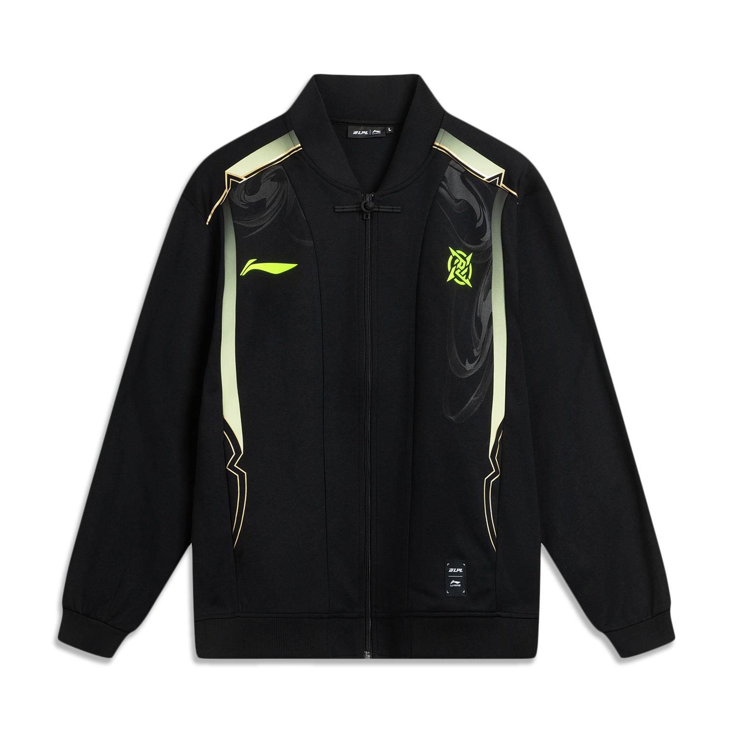Li-Ning Men s Skateboard Series Casual Lapel Long Sleeves Jacket Black AFDU739-1 L