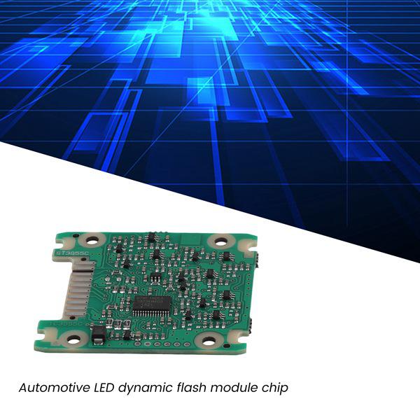 1-Piece ABS Car LED Dynamic Flashing Chip, Color: As Shown