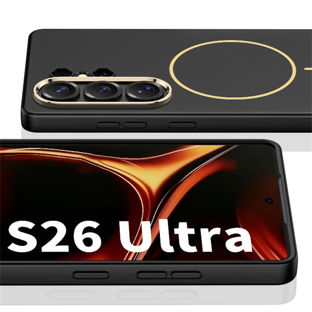GKK Чохол для Samsung Galaxy S26 Ultra Магнітний чохол PC + TPU Ультратонкий чохол для телефону Підтримка бездротової зарядки