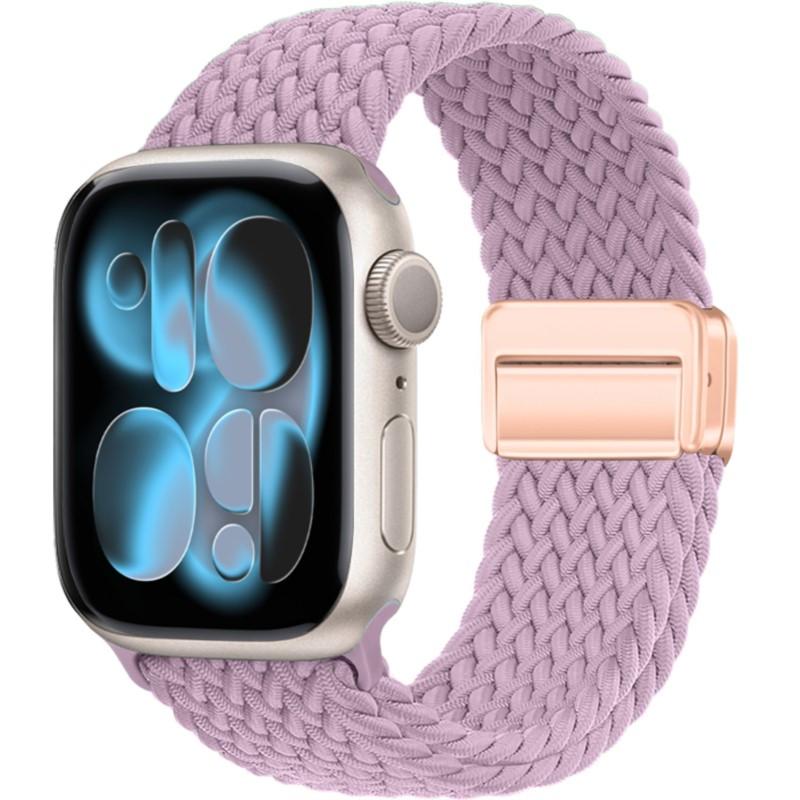 Case+Braided Strap For Apple Watch Bands 40mm 45mm 41mm 44mm 46mm 42mm magnetic correa Bracelet iWatch series se 3 6 7 8 9 10 11