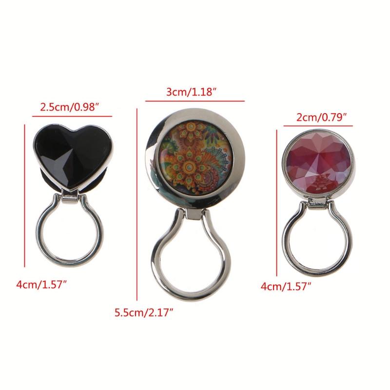 Magnetyczny Metalowy Uchwyt na Odznakę Okularową Uchwyt na Okulary do Czytania Okulary Przeciwsłoneczne Bezpieczne Broszki Okrągłe Serce Kryształowe Broszki