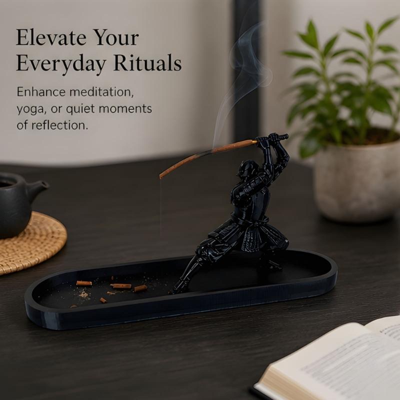 Quiet Corner Stick Stand Statue with Long Tray for Shelf Desk Display Piece, 7.5 X 3.1 X 3.9 In Figure Form for Reading Corner Styling
