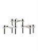 Portacandele Struttura Molecolare in Metallo Portacandele Argento Nordico Centrotavola Decorazione Soggiorno Regalo Arredamento Casa Candelabro