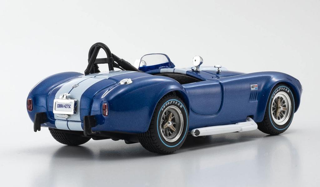 Kyosho Original Shelby Cobra 427 Racingscheibe Blau Fertigprodukt KS03019MBL 1/43 S/C