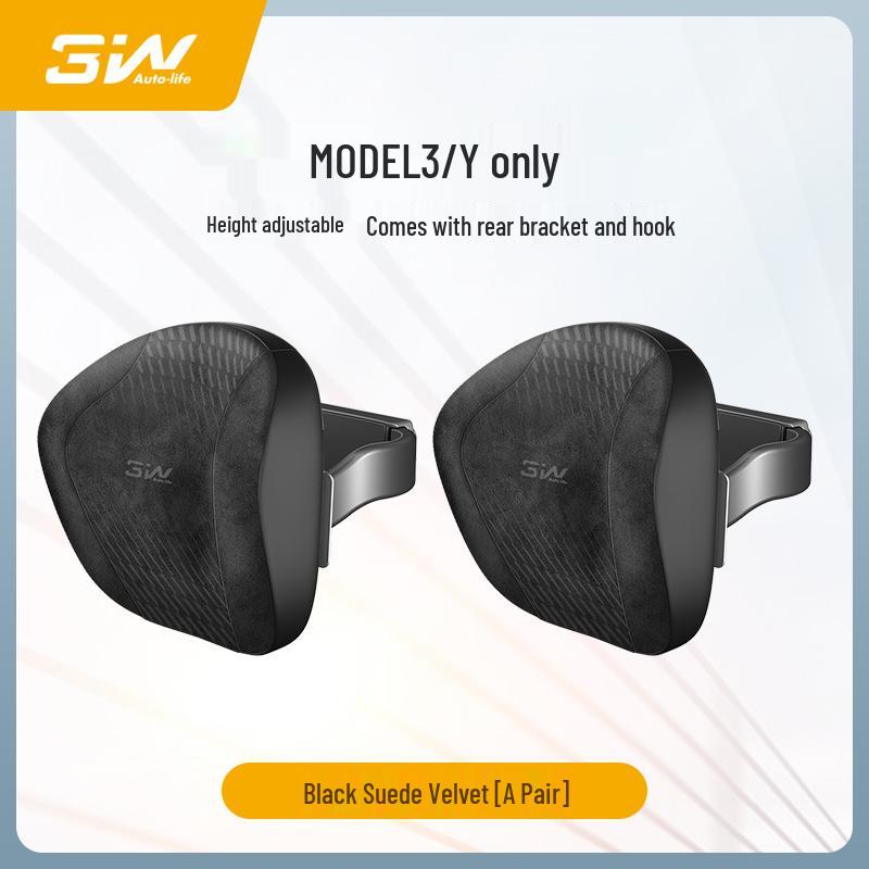 3W Adjustable Memory Foam Neck Pillow for Tesla Model Y & 3 Refreshed Version