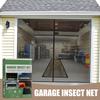 Garage Insect Net With , Seamless, Retractable, Portable Mosquito Net For Garage Doors Easy Installation