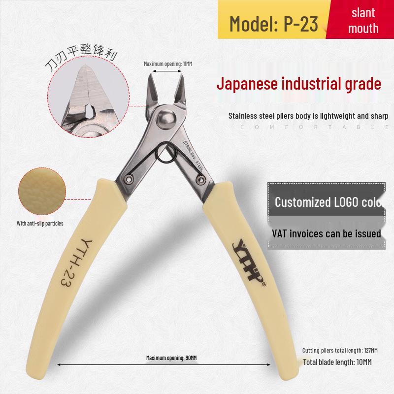 5-Zoll Antistatische Diagonale Nasen-Angusszangen Kunststoff Elektronikzangen
