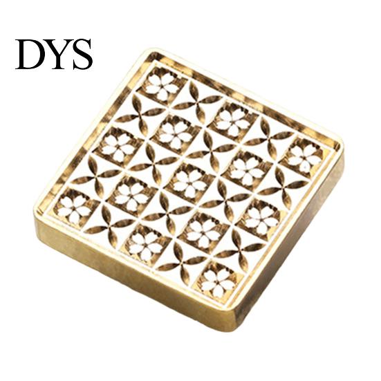 Miniature Seal Stamp Head Lily Floral Brass Wax Head, Cute Plant Themed Engraved Botanical Sealing for Journal Card Gift Wrapping Wedding Invitation