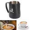 Frothing Cup Prevent Spilling 304 Stainless Steel Milk Frothing Pitcher with Handle for Coffee Making 600ml