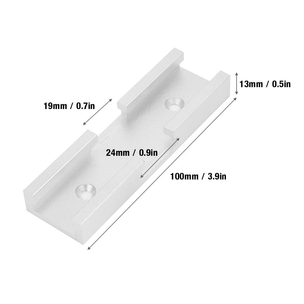 T Track Connector Miter Track Jig Fixture Slot Connector For Router Table