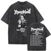 Youngblud Idols The World Tour  Tee Shirt Unisexs Women Vintage Washed High Street T Shirt Summer  Cotton Comfort Tshirts