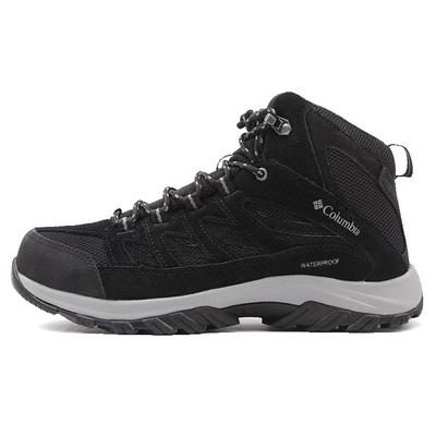 Mid Cut Leather Waterproof Hiking Outdoor Shoes Men Shoes Black BM5371-013