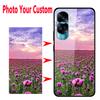 Fundas Personalizadas de Cristal Templado DIY Para Huawei Honor 90 Lite X8 X9A X7 X6 50 PRO SE Lite 30S P20 P30 P40 Lite Pro 9 10i Nova9SE