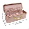 Bangle Box Bracelet Necklace Jewelry Display Tray Case Dustproof Portable