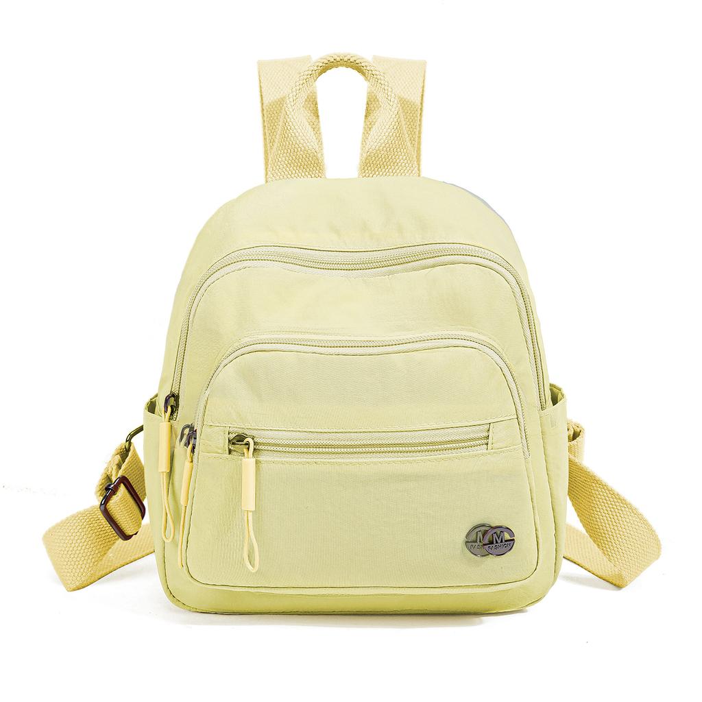 Schoolbag Backpack for Women 1011 New Small Backpack, Small and Lightweight, Multi-compartment Simple and Versatile Casual Waterproof Chest Bag for