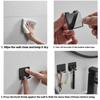 Bathroom Stainless Steel Razor Holder Storage Hook Wall Men Shaving Shaver Shelf Punch Free Razor Rack Accessories Organization