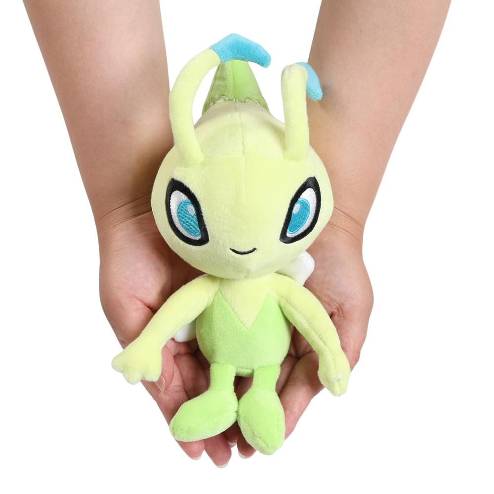 Sanei Boeki Pokemon ALL STAR COLLECTION Celebi X D13 X H22cm Plush Toy Pokemon PP65 (S) W9.5