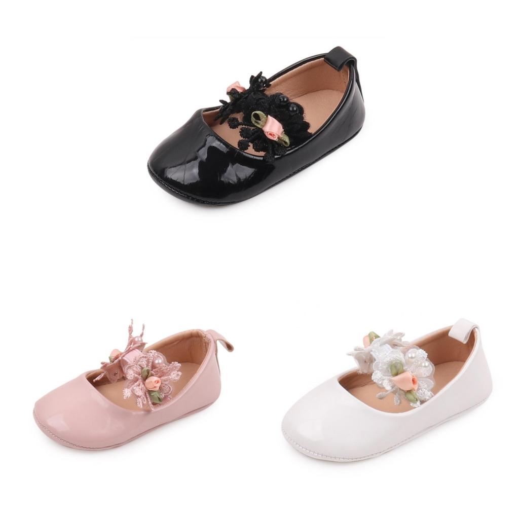 Princess Baby Shoes For Girls 0-1 Year Old Breathable Soft Sole Toddler Sneakers