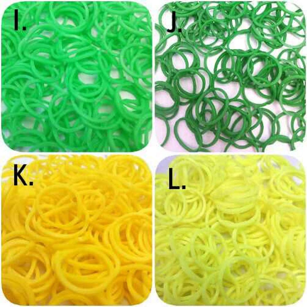 [OBCHOD SHIMATARO] Loom Bands 16 barev, 9600 kusů, guma, originální sada