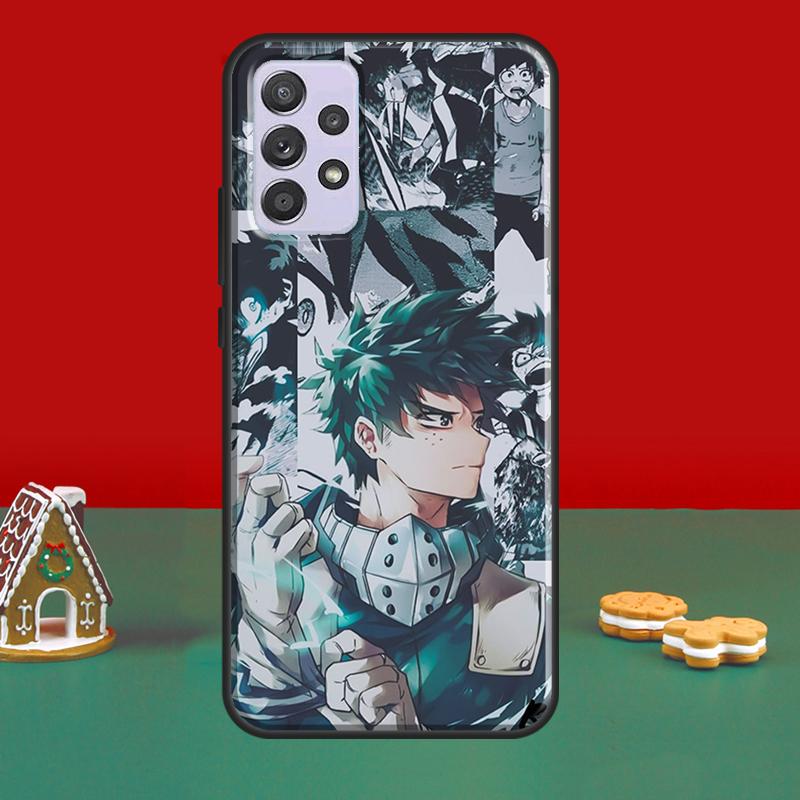 Deku Izuku Midoriya My hero academia Case For Samsung A52 A12 A22 A32 A42 A72 A51 A71 A50 A70 A41 A31 A11 A21S A52S Soft Cover