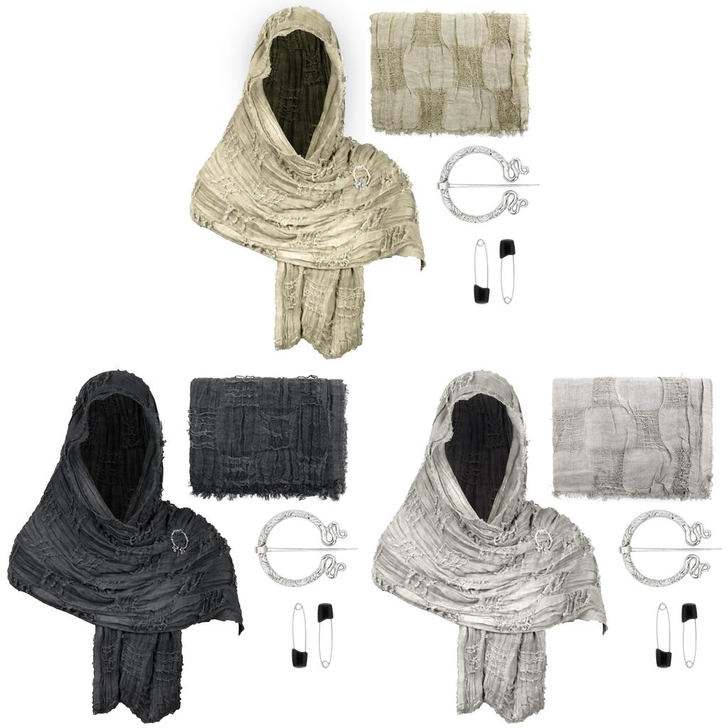 Cotton Linen Shawl With Geometric Pattern And Fringe For Casual Summer Wear
