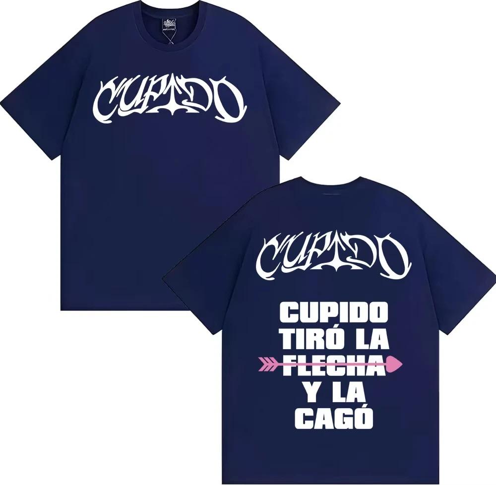 2026 Tini Stoessel Cupido Tiro La Flecha Y La Cago Embroidered Unisex TShirt  Hip Hop Retro TShirt Comfortable Fashion Tshirt