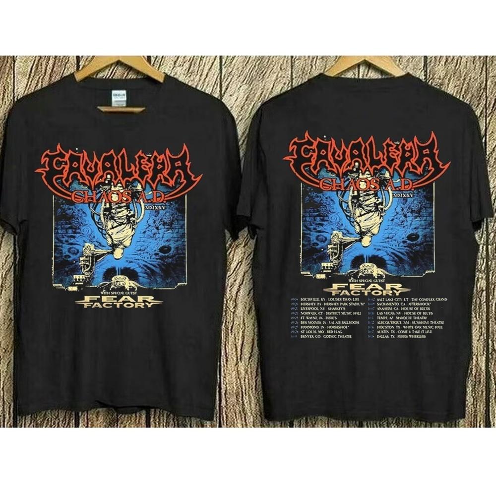 

Cavalera With Fear Factory Event Fall Headlining Tour 2025 T-Shirt M