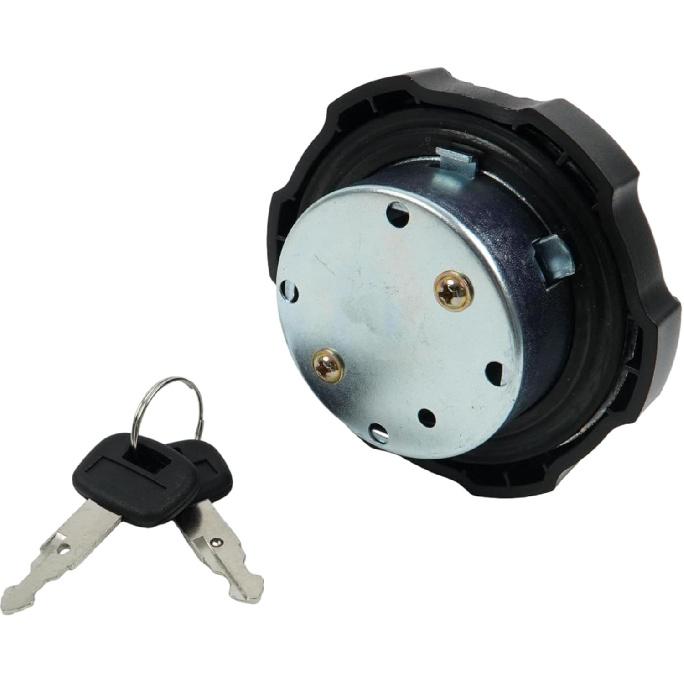 RD411-51122 Fuel Tank Cap With 2 Keys Compatible with Kubota Skid Steer Loader SVL75 SVL75-2 SVL90-2 SVL95-2 KX040-4 KX057-4 KX121-3S U35