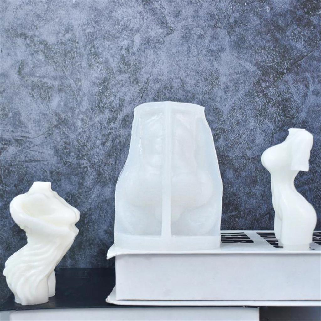 DIY Casting Mold Geometric Candle Molds, Silicone Crafts Mold Pendant 3D Geometric Candle Mold Candle Decorations Tools