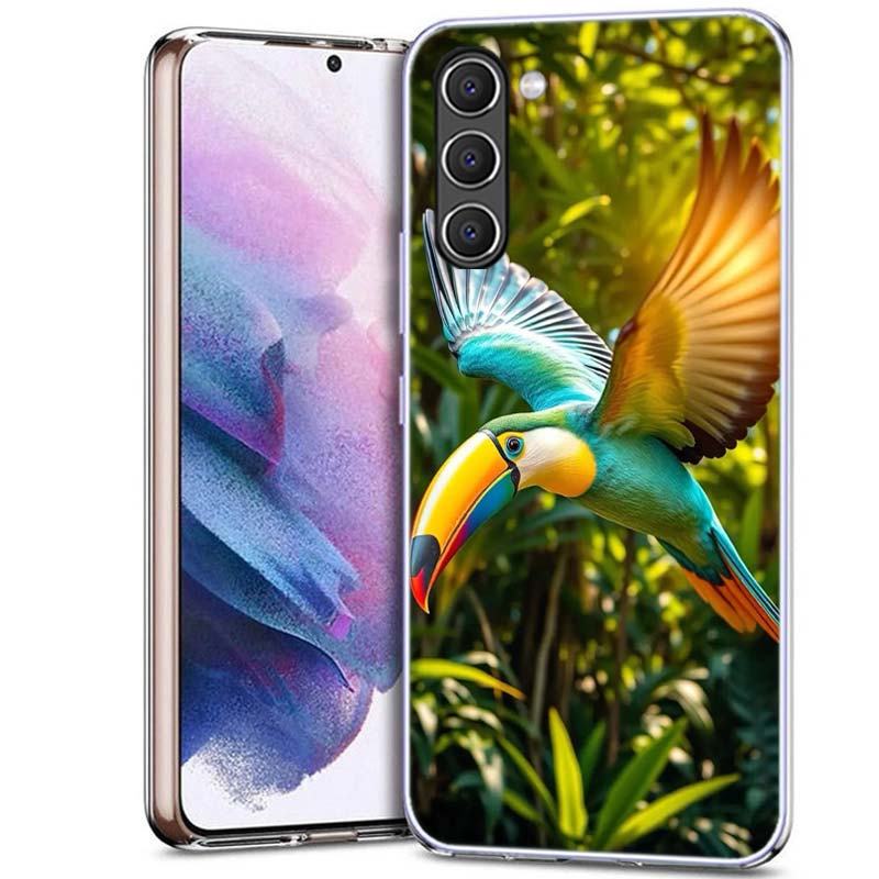 Keel-Billed Toucan Phone Case for Samsung A54 A14 A24 A34 A17 A37 A57 A55 A35 A25 A15 A13 A23 A33 A53 A07 A05S A04S A03 A73 Gala