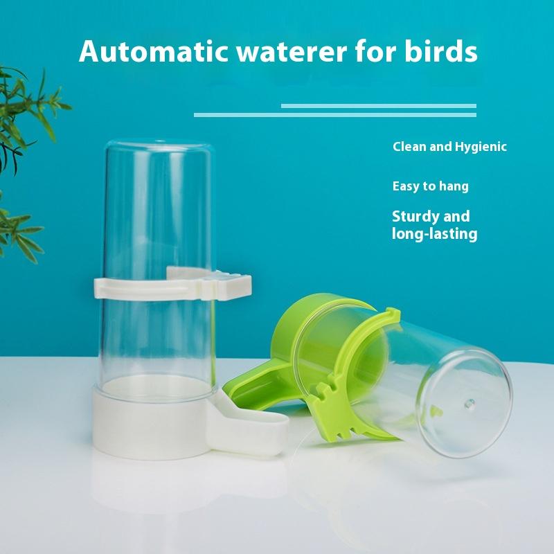 Bird Feeders Waterer Drinker With Clip For Bird Feeders Parrot Cages Water Dispenser Bottles Drinking Bowls Pet Bird Supplies