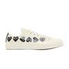 Men's Sneakers Comme Des Garçons PLAY X Chuck 70 Low 'Multi Heart - Milk Black'