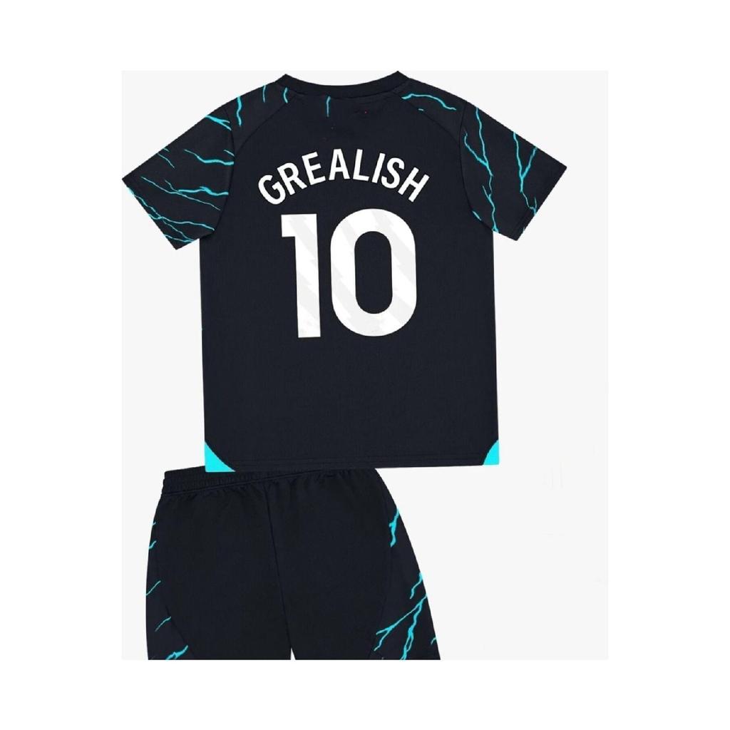 2023/24 New Season Jack Grealish Away Kids Jersey Set Of 3