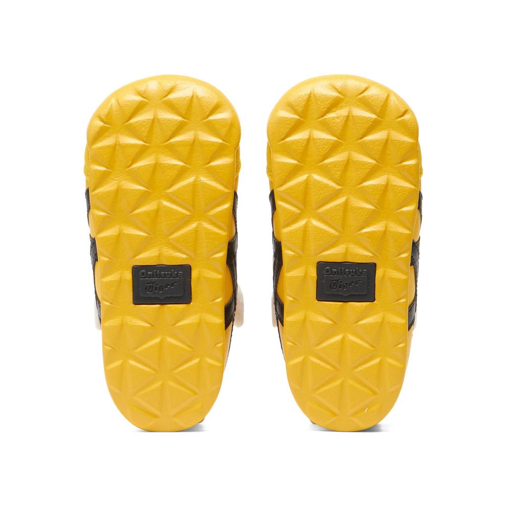 ONITSUKA TIGER Kids Mexico 66 Yellow Black Hook and Loop Sneakers 1184A074-752