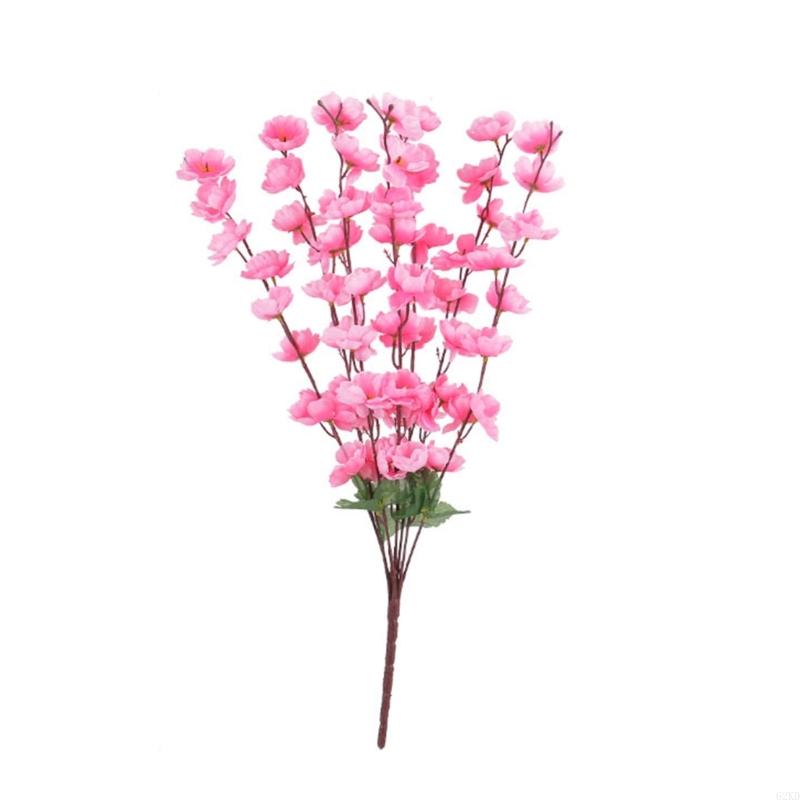 62KD 7 Forks Spring Simulation Artificial Flowers Silk Flower Home Flower Arrangement