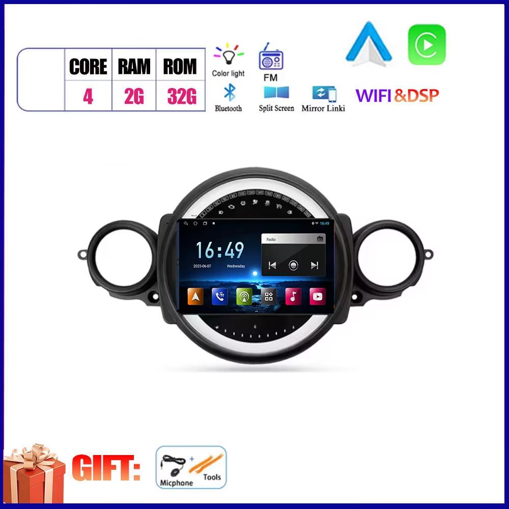 

For BMW Mini Cooper R56 R60 R51 2006-2014 Android Auto Carplay GPS Navigation Stereo Multimedia Player 4G Wifi Screen BT DSP