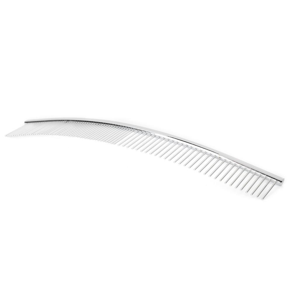 Two Tooth Spacing Double Sided Dog Detangler Comb  Coat Tangle Clearing