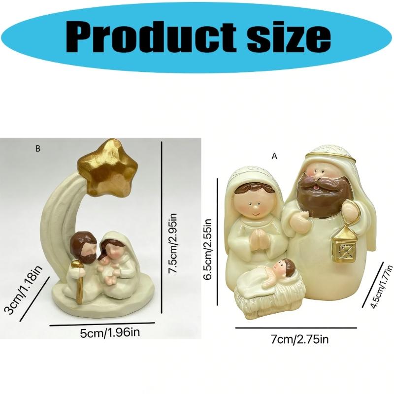 Cartoon Manger Statue Ornament Practical Resin Figurine Home Office Ornament Perfect for Indoor and Outdoor Decoration