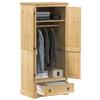 VidaXL Wardrobe Corona 76x50x170 Cm Solid Pine Wood, Storage Cabinet, Wardrobe Organizer, Cabinet, 4002768