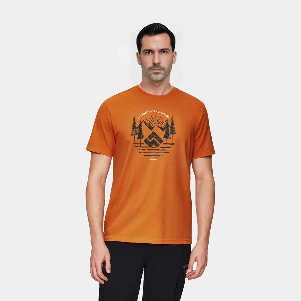 Alpinus Kitreli Men' T-Shirt Orange Fp11904 Size 3Xl