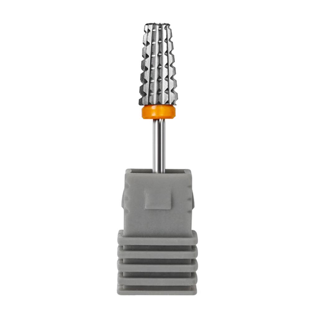 5 In 1 Tungsten Nail Drill Bits Carbide Milling Cutter Nail Sander Tips for Electric Nail File Cuticles Clean Tools