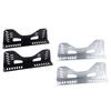 2 Pieces Race Seat Side Mount Brackets Easy to Install Heavy Duty Sturdy Aluminum Alloy Side Mounting Bracket Repair Parts