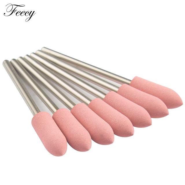 7 stücke Fräser Für Maniküre Silikon Nagel Bohrer Bits Für Maniküre Maschine Mühle Schneider Für Entfernen Gel Polnisch Puffer dateien