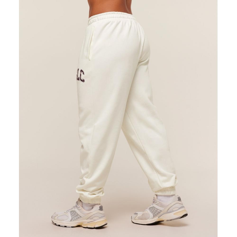 Gymshark Gslc Lifting Club Cuffed Joggers Soft White B4b9o Wcmy