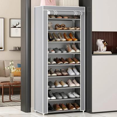 Multilayer Shoes Cabinet Simple Dustproof Shoe Cabinet Home Hallway Space-saving Shoe Shelf Nonwoven Fabric Hallway Stand Holder